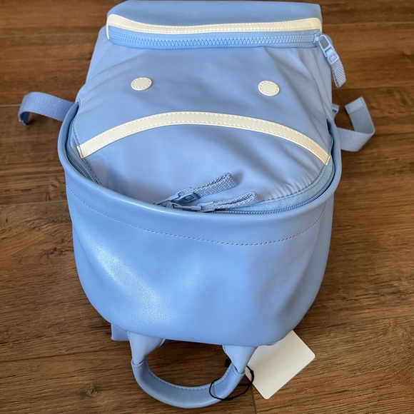 TORI BURCH-NWT Blue Nylon Medium Backpack main image 7